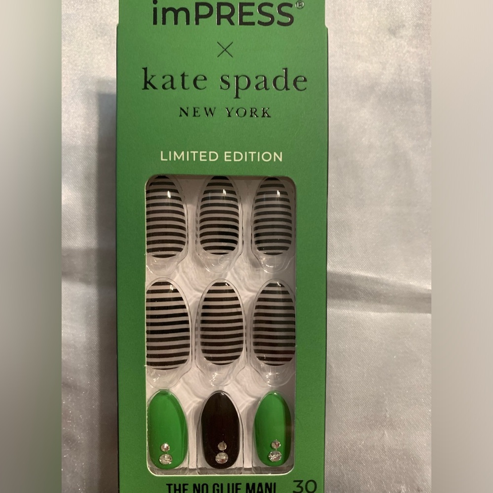 Kate Spade limited edition impress fake nails NIB